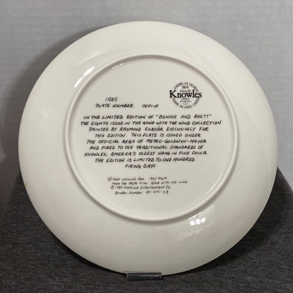 Gone With The Wind Plate - Picture 4 of 5